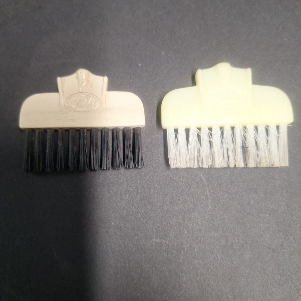 2 Vintage Fuller Brush Company Small Brush 2" USA Made Pat app for